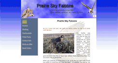 Desktop Screenshot of prairieskyfalcons.com